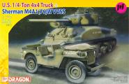 Dragon 1/4 Ton 4x4 Truck et M4A1     